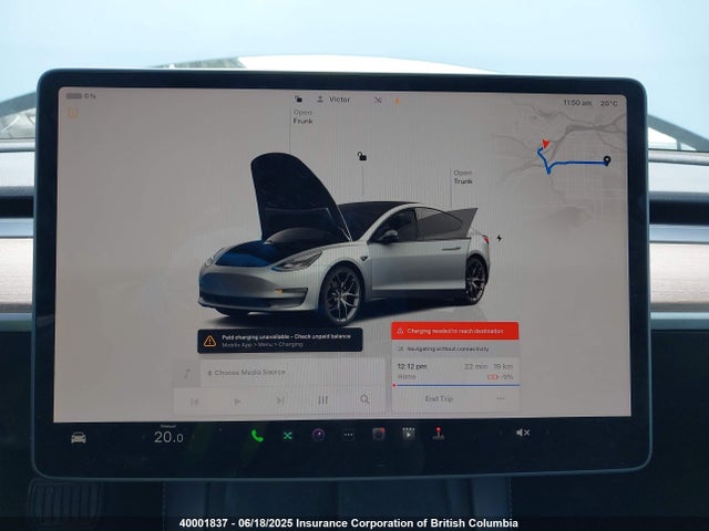 5YJ3E1EA2NF320547 Tesla MODEL 3