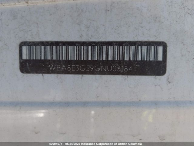 WBA8E3G59GNU03184 BMW 328I