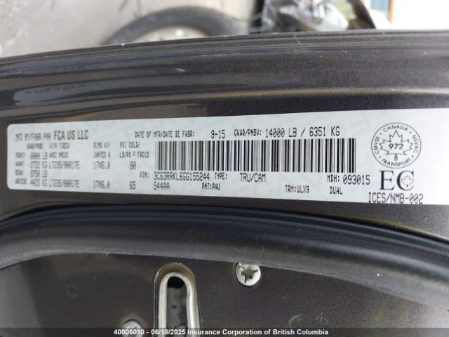 3C63RRKL6GG155244 RAM 3500 Longhorn