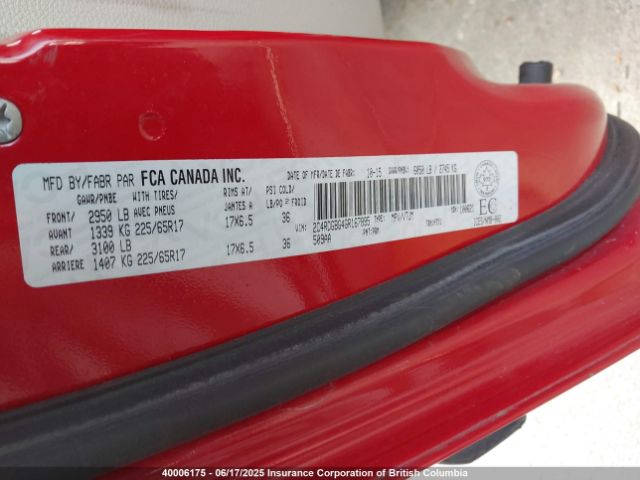 2C4RDGBG4GR167895 Dodge Grand Caravan Se