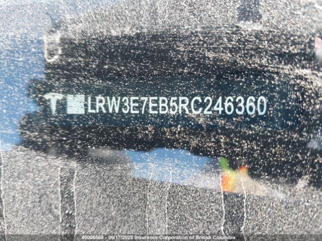 LRW3E7EB5RC246360 Tesla MODEL 3