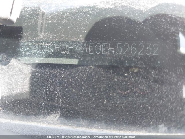 5NPDH4AE0EH526232 Hyundai Elantra Se/sport/limited