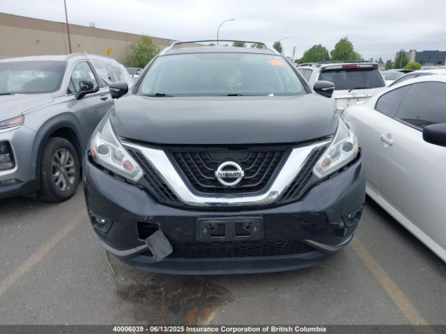 5N1AZ2MH9FN222730 Nissan Murano S/sl/sv/platinum
