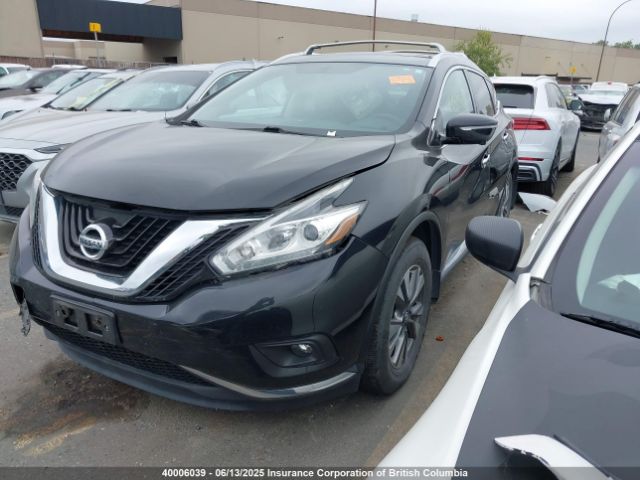 5N1AZ2MH9FN222730 Nissan Murano S/sl/sv/platinum
