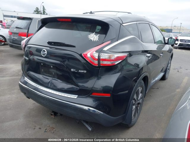 5N1AZ2MH9FN222730 Nissan Murano S/sl/sv/platinum