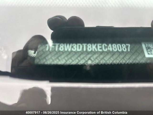 1FT8W3DT8KEC48087 Ford 2019