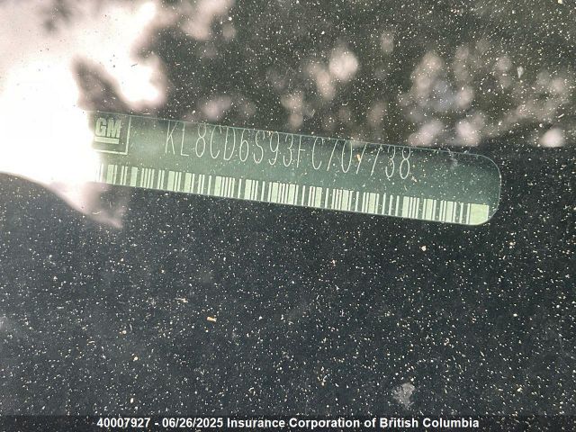 KL8CD6S93FC707738 Chevrolet ll0