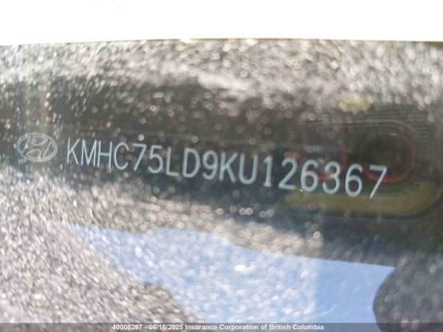 KMHC75LD9KU126367 Hyundai Ioniq