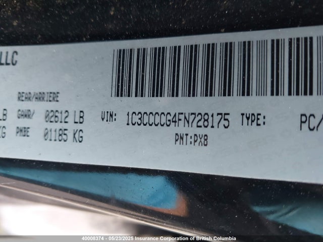 1C3CCCCG4FN728175 Chrysler 2015