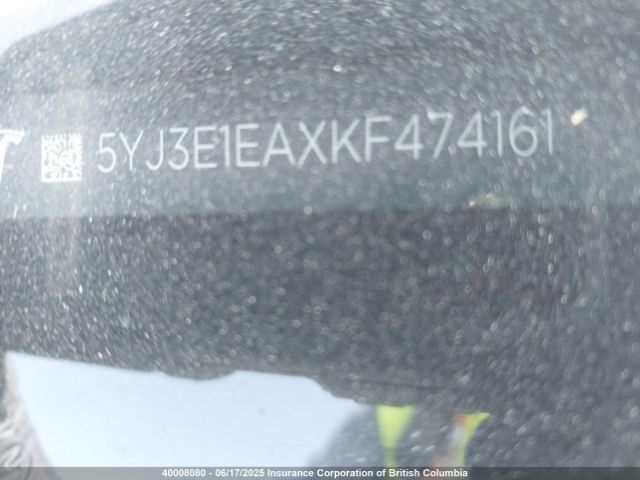 5YJ3E1EAXKF474161 Tesla MODEL 3