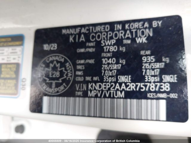 KNDEP2AA2R7578738 KIA Seltos Lx