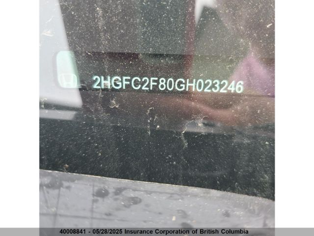 2HGFC2F80GH023246 Honda k20c2