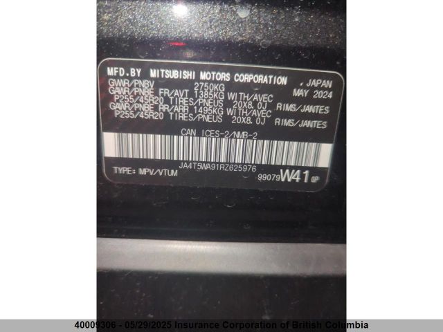 JA4T5WA91RZ625976 Mitsubishi s91-ya1