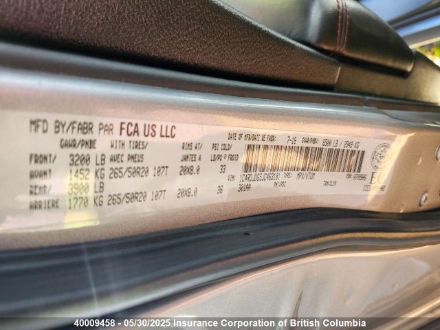 Dodge 2018 2018 1C4RDJDG5JC463101 Image 6
