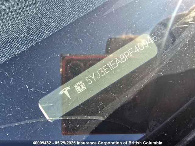 5YJ3E1EA8PF409462 Tesla 2023