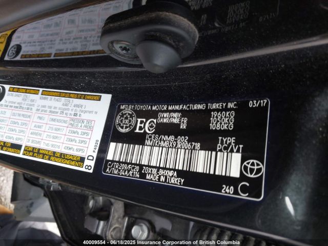 NMTKHMBX9JR006718 Toyota C-HR