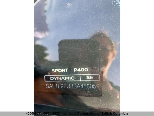 SAL1L9FU8SA458059 Land Rover aj20p6