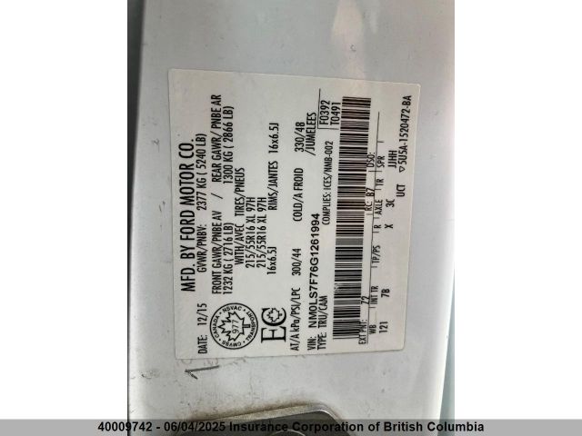 NM0LS7F76G1261994 Ford 2016
