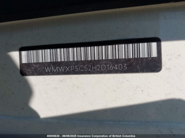 WMWXP5C52H2D16403 Mini Cooper
