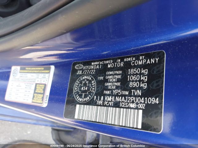 KMHLN4AJ2PU041094 Hyundai gdi kappa
