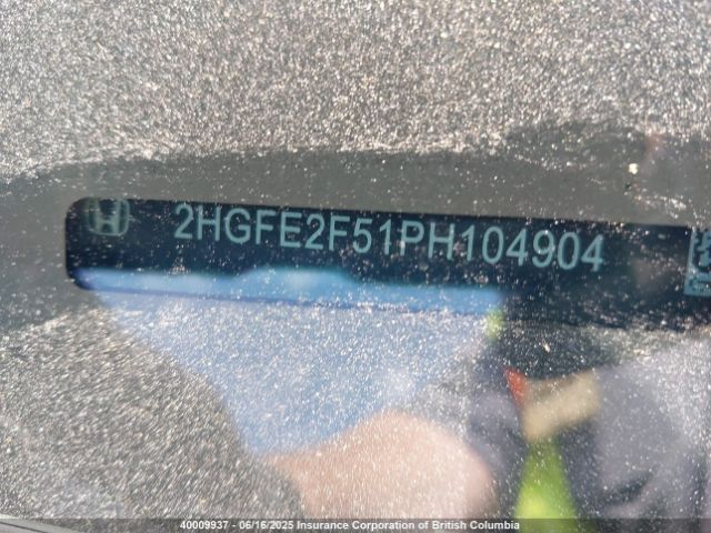 2HGFE2F51PH104904 Honda Civic