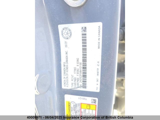 2HGFE2F54NH101198 Honda k20c2