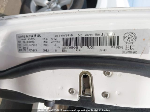 1C6RR7LT9HS842466 RAM 1500