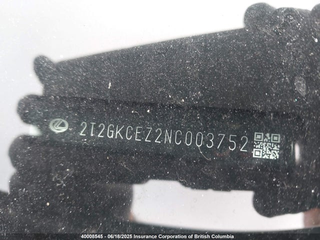 2T2GKCEZ2NC003752 Lexus a25a-fxs, 5nm+4nm