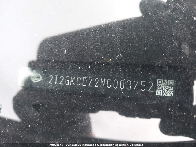 2T2GKCEZ2NC003752 Lexus a25a-fxs, 5nm+4nm