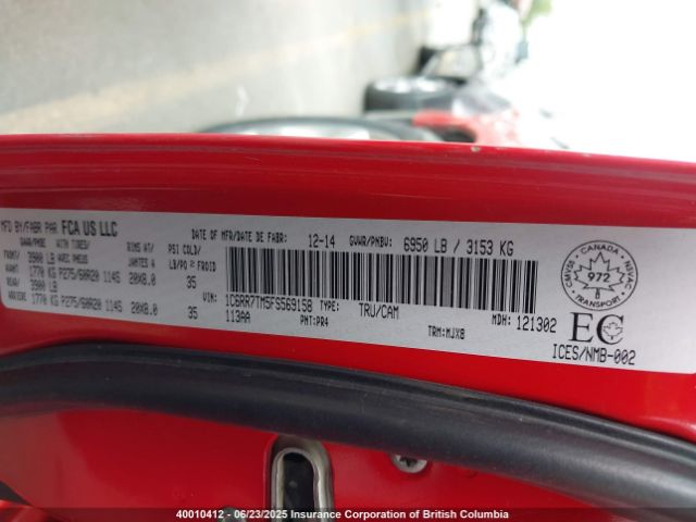 1C6RR7TM5FS569158 RAM 1500