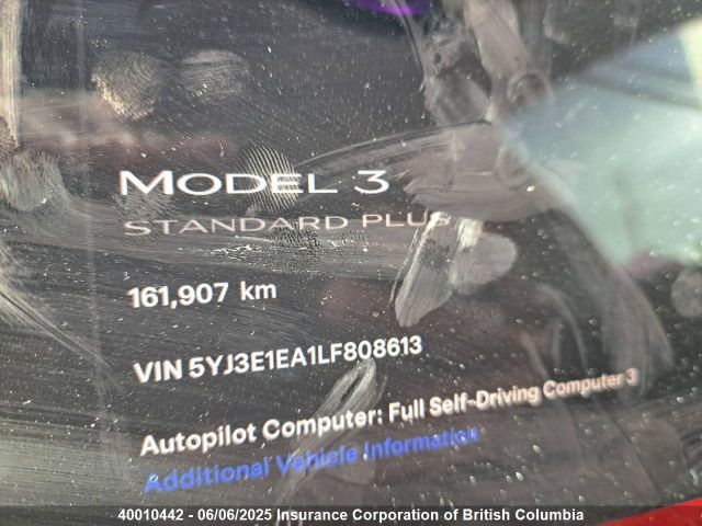 5YJ3E1EA1LF808613 Tesla 2020