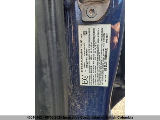 5YJ3E1EA1LF808613 Tesla 2020