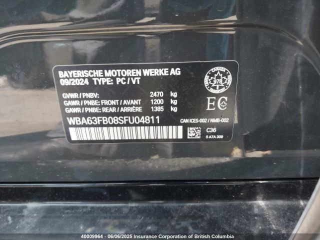WBA63FB08SFU04811 BMW M440xi Gran Coupe