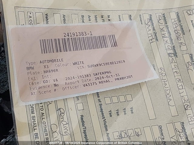 5UXWX9C59E0D12019 BMW X3 Xdrive28i