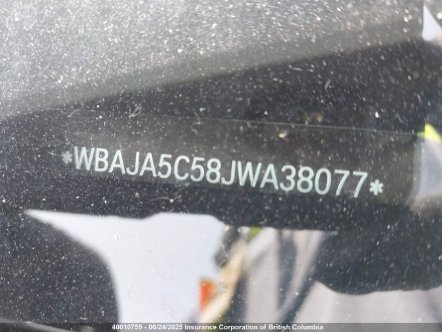 WBAJA5C58JWA38077 BMW 2018