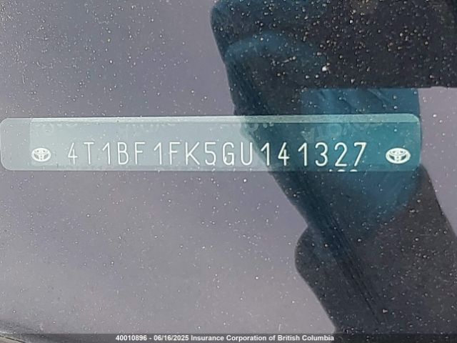 4T1BF1FK5GU141327 Toyota Camry