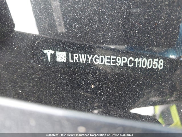 LRWYGDEE9PC110058 Tesla Model Y