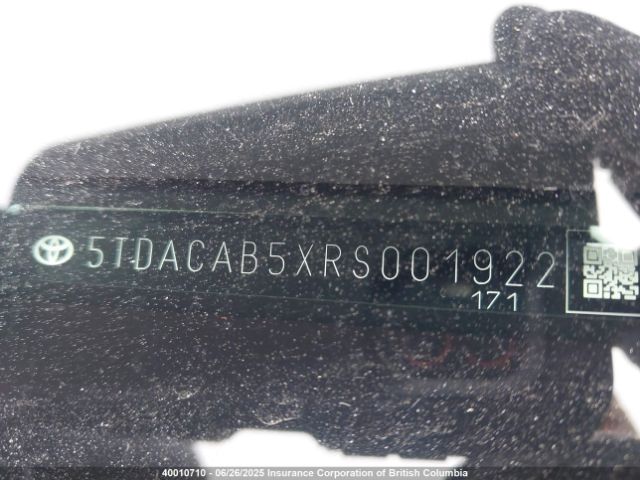 5TDACAB5XRS001922 Toyota a25a-fxs, 5nm+4nm