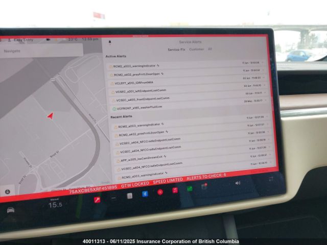 7SAXCBE5XRF451895 Tesla MODEL X