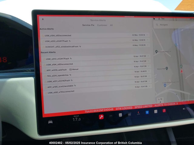 7SAXCBE62NF340048 Tesla MODEL X
