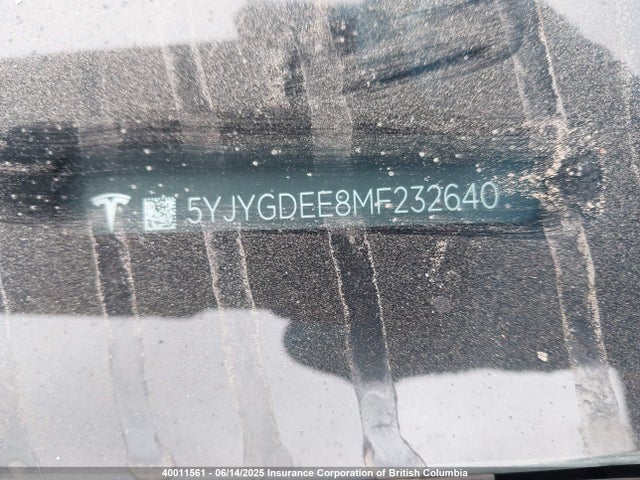 5YJYGDEE8MF232640 Tesla Model Y