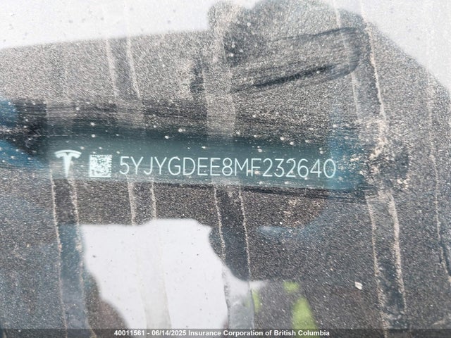 5YJYGDEE8MF232640 Tesla Model Y