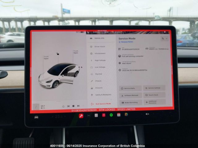 5YJ3E1EA2KF529220 Tesla MODEL 3