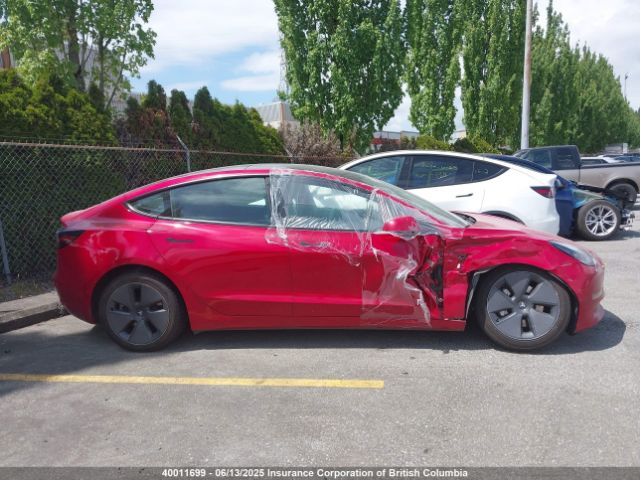 5YJ3E1EA1MF057725 Tesla MODEL 3