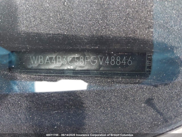 WBA4B3C58FGV48846 BMW 435 Xi Gran Coupe