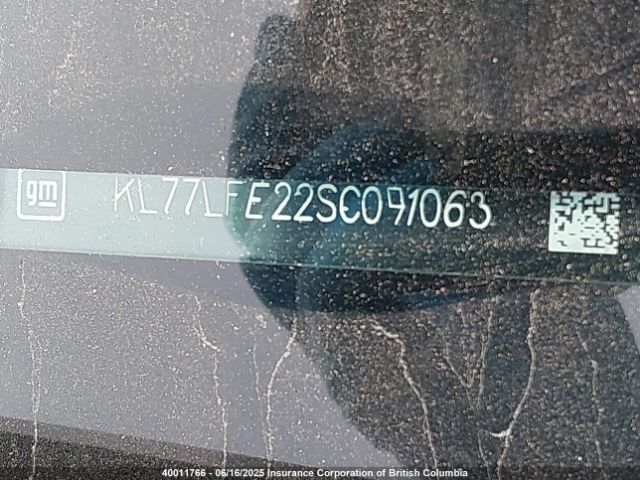 KL77LFE22SC091063 Chevrolet Trax