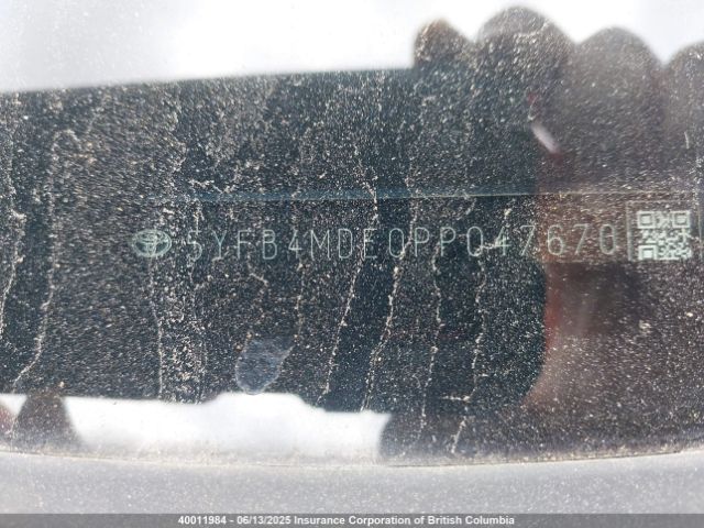 5YFB4MDE0PP047670 Toyota COROLLA LE