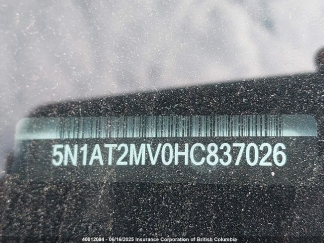5N1AT2MV0HC837026 Nissan Rogue