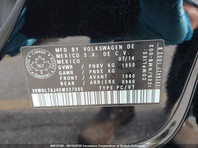 3VWDL7AJ4EM337085 Volkswagen Jetta