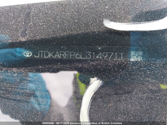 JTDKARFP6L3149711 Toyota Prius Prime Le/xle/limited